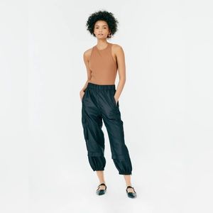 Tibi Crispy Nylon Pull On Jogger